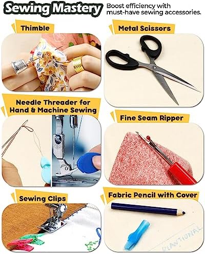 Heavy Duty Sewing Kit, Upholstery Repair Sewing Kit with Sewing Awl, 120PCS - Image 5