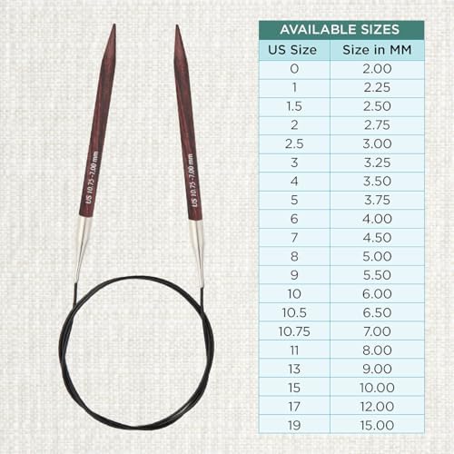 KnitPro Dreamz Fixed Circular Needles 40" (100cm) | US Size 10.75 (7mm) - Image 4