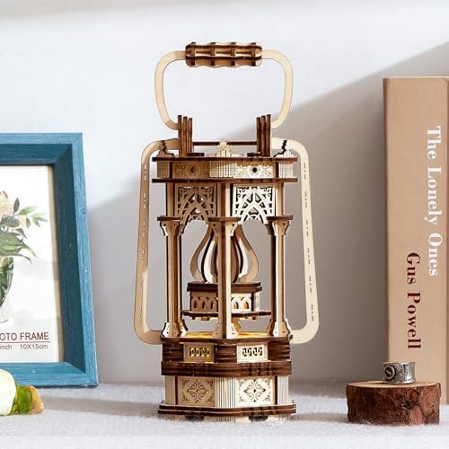 3D Wooden Puzzle for Adults, DIY Lantern Model Kit - Image 6