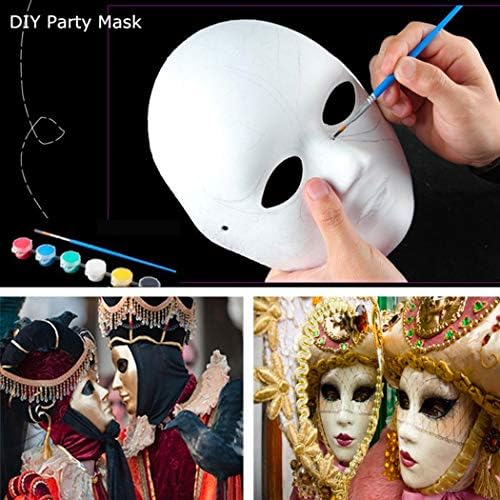 CALPALMY Paper Mache Mask 14&16&30 Packs - for Artistic Projects, Theater, Halloween, Masquerade Parties, Classroom Art - Image 6