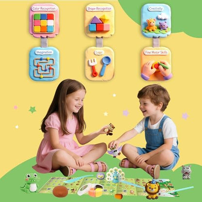 Air Dry Clay Kit, 12 Animals Modeling Clay for Kids, Model Magic Clay with Sculpting Tools, Safe & Non-Toxic, DIY Arts & Crafts School Projects, Home Party Favors (Clay Animals Kingdom kit) - Image 6