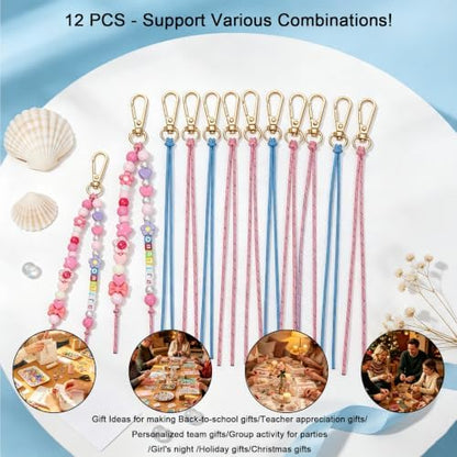 12 Packs Paracord Keychain Kit, Pre-Assembled and Heat-Sealed Ends - Image 5