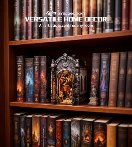 Spilay Book Nook Kit for Adults, Magic DIY Miniature House Kit - Image 4