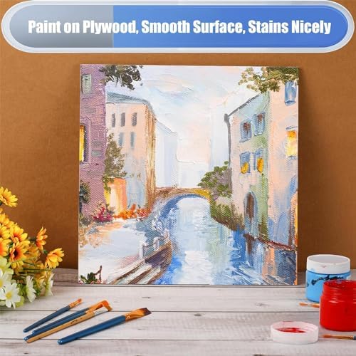 3 Pack 24 x 24 x 1/4 Inch-6mm Thick Basswood Sheets for Crafts - Unfinished Plywood Boards Square for DIY Laser Projects, Wood Burning, Engraving, Staining, Architectural Model - Image 6