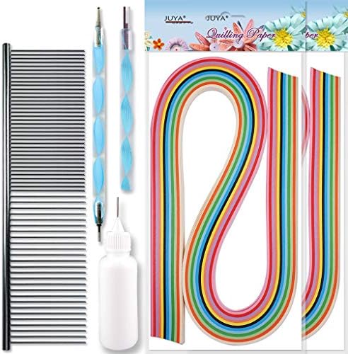 JUYA Quilling Paper and Tools Classic Blue Set with Glue QK10 - Image 3