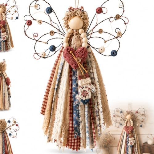 JMHKKUJ Angel Fabric Hanging DIY Kit, Macrame Wall Weaving Craft by Unknown