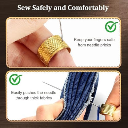 LIBLAIN Mini Sewing Kit with Big Eye Steel Needles for Adults and Beginners - Image 6