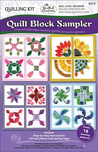 Quilled Creations Quilt Blocks Quilling Kit by Quilled+Creations