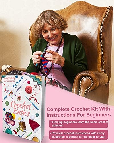Coopay Crochet Kit for Beginner, Crochet Starter Kit with Portable Case - Image 3