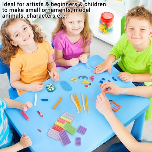 Artme Polymer Clay, 116 Colors Oven Bake Modeling Clay Starter Kits for Kids, Creative Polymer Clay Kit with Sculpting Tools and Jewelry Accessories, Non-Toxic, Ideal DIY Gifts for Adults and Teens - Image 7