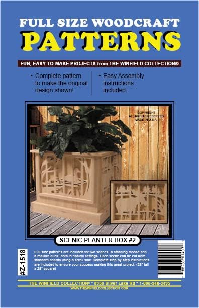 Scenic Plant Box #2 Woodworking Project Plan by Unknown