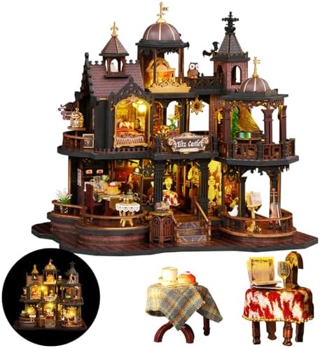 DIY Miniature House Kit Dollhouse Kit for Adults to Build Mini Magic House by Flybean-WonderlandinYourHands