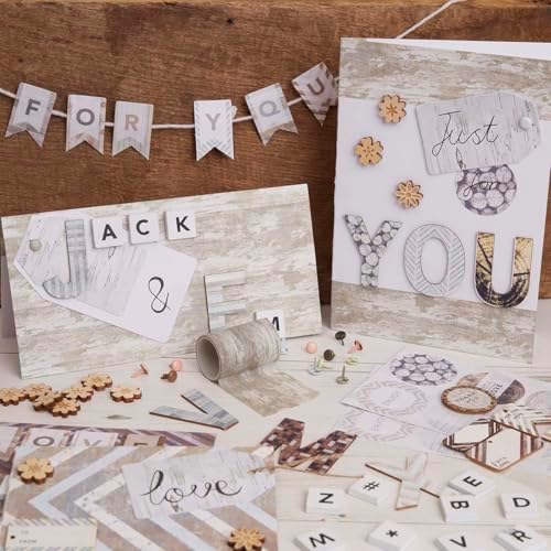 Bee & Bumble Card Making Box, Card Craft, Embellishments, Stickers, Tape, Tags, Scrapbook Accessories, Birthday, Wedding by Bee+%26+Bumble