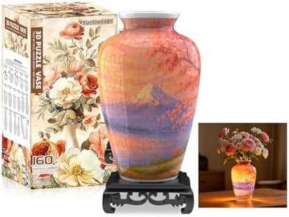 YunSheCSBS 3D Puzzle Vase for Adults with 120 Plastic Pieces, Adult Crafts by Unknown