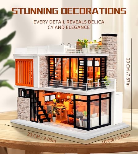Spilay DIY Miniature House Kit for Adults, Miniature Dollhouse Building Kit - Image 6