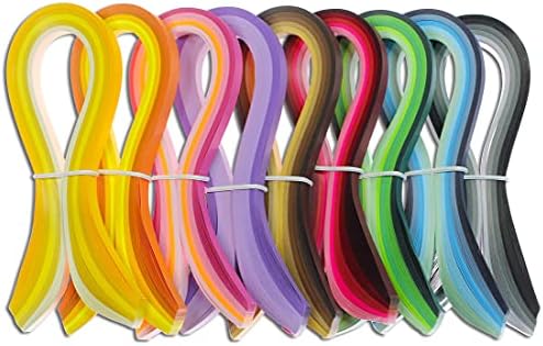 Zorfeter Multi-Color Quilling Paper Strips Kits, 10mm Width, 15" Length - Image 7