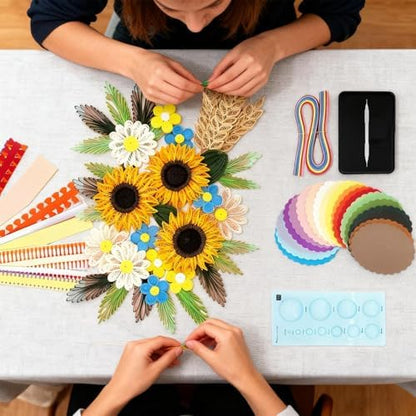 Quilling Paper Strips Colorful Cardmaking Handmade Supplies - Image 2