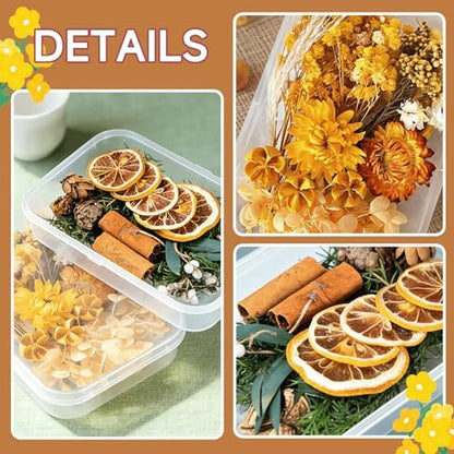 2PCS Dried Flowers Kit, Natural Dried Flowers Kit for DIY Crafts, Scrapbook, Card Making (Style6_10) - Image 5
