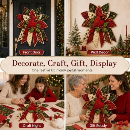 Daily Partner Quilted Christmas Door Hanging DIY Sewing Kit (D) - Image 7