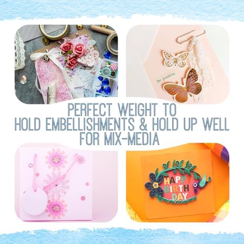 6 x 6 Inch Sqaure Blank Cards with Envelopes 100LB Folded Greeting Cards 24 Assorted Colors 48 Thick Plain Card Stock for Card Making, Photo Cards, Embroidery - Image 4