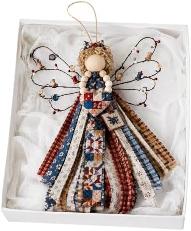 Angel Fabric Hanging DIY Kit Macrame Wall Weaving Craft for Adults - Image 6