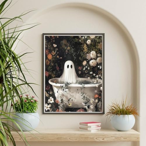 Halloween Ghosts Paint by Numbers Kit for Adults Canvas, Frameworkless - Image 5