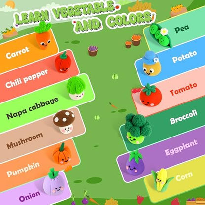 Aestd-ST Air Dry Clay Kit - Vegetable Theme, Modeling Clay for Kids - Image 5