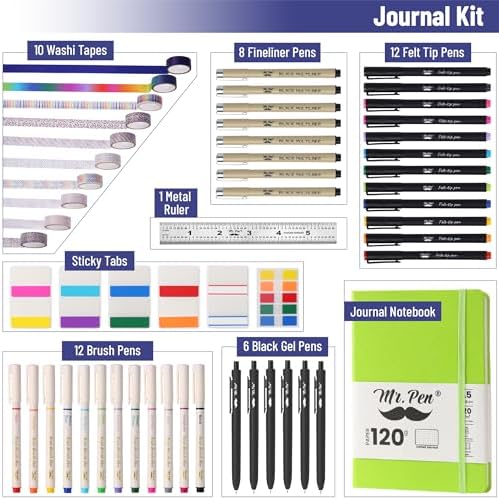Mr. Pen- Creative Journaling Kit, 300-Piece Set for Bullet Point Journaling - Image 2