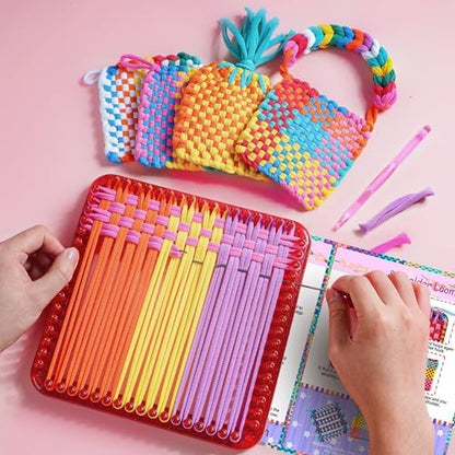 REENLIV Upgraded Weaving Loom Kit Toys for Kids & Adults, DIY Arts & Crafts - Image 3