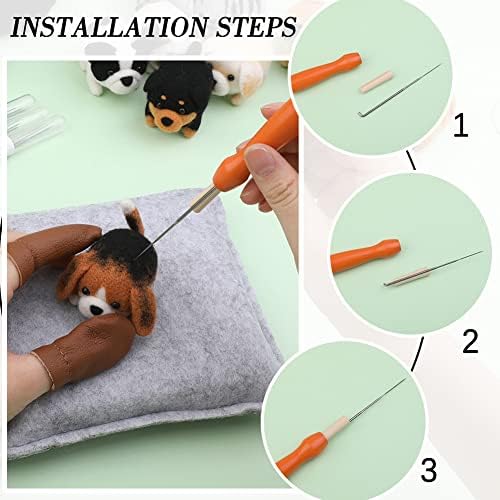 Mayboos Needle Felting Kit, 12 Pcs Doll Making Needle Felting Starter Kit - Image 6