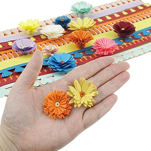 FAZHBARY Quilling Paper Flowers Kit Colorful 6 Set Petal Paper Quilling Strips Bulk and Paper Quilling Tools for Beginners DIY Handmade Art Crafts - Image 5