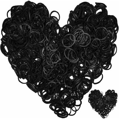2000 Rubber Band Mini, Black Loom Bands. by Yowamho