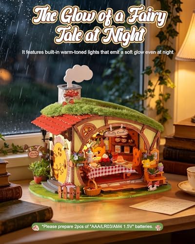 Rolife DIY Miniature Forest Fairy House Kits-Fluffy Grove Beginner-Friendly - Image 4