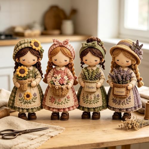 Patch Work DIY Kit - Beginner Sewing Set for Handmade Doll Decor - Image 2