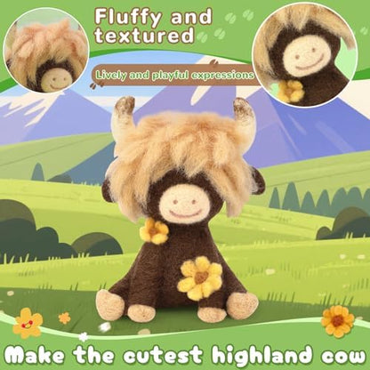 Yizzvb Needle Felting Kit Beginners Wool Felting Supplies Kits - Image 4