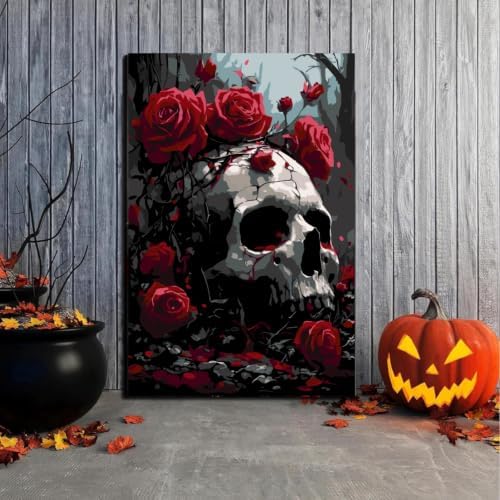 Gemozaic 4 Pack Gothic Paint by Numbers Kit for Adults with Frame & Easel - Image 7