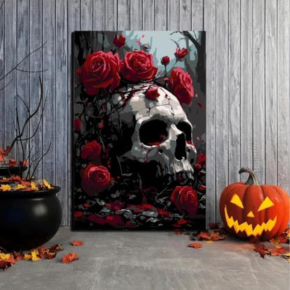Gemozaic 4 Pack Gothic Paint by Numbers Kit for Adults with Frame & Easel - Image 7