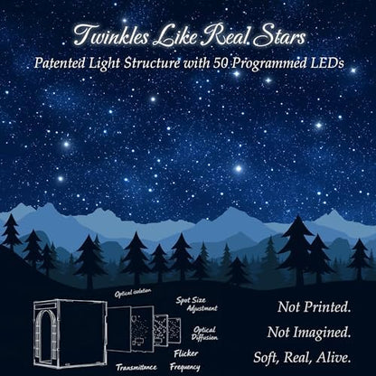 DolphinIsle Book Nook Kits for Adults, DIY Booknook Bookshelf Decor 3D Wooden Puzzle Starlight Reading Nook with Twinkling Starry Sky - Image 4