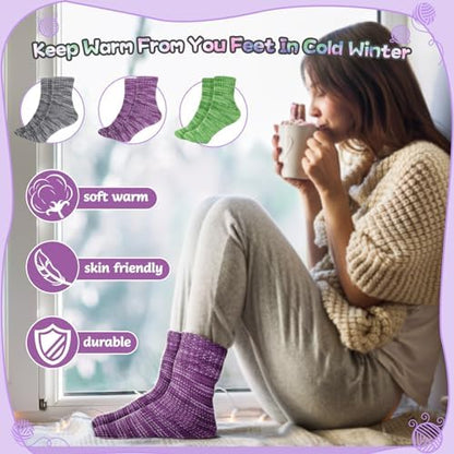Katech Knitting Kit for Beginner Adults W/Socks Step-by-Step Instruction - Image 5