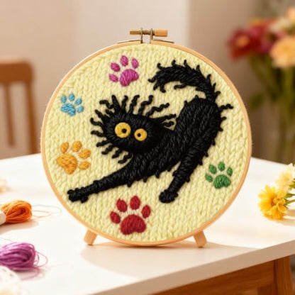 INFUNLY Punch Needle Embroidery Starter Kit for Beginner DIY Craft - Image 4