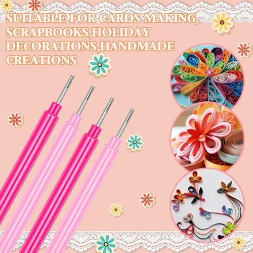 24Pcs Paper Quilling Tools Quilling Slotted Needle Tools Cricut Quilling Tool for Paper Flowers - Image 4