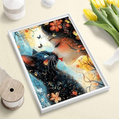 Diamond Art Kits for Adults, Black Cat Diamond Art Painting Kits for Adults - Image 2