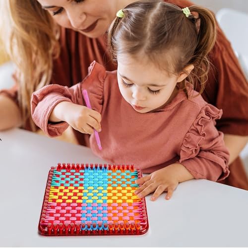 REENLIV Upgraded Weaving Loom Kit Toys for Kids & Adults, DIY Arts & Crafts - Image 4