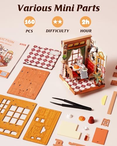 Rolife Restaurant DIY Miniature House Kit - Image 4