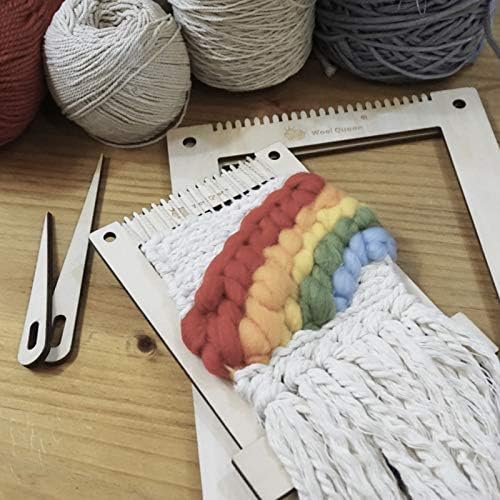 Hand U Journey Medium Rectangle Weaving Loom Kit, 2 Sizes with Tools - Image 5
