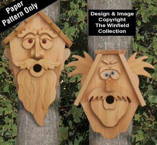 The Winfield Collection Cedar Men Birdhouse Woodworking Project Plans by Unknown