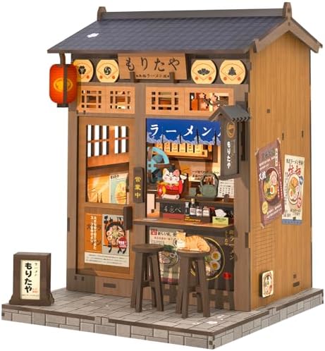 CUTEBEE Book Nook Kit - DIY Miniature House Japanese Street Ramen Shop by CUTEBEE