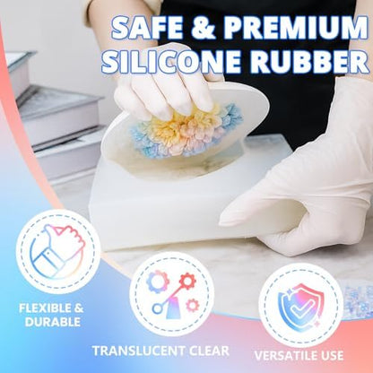 0A Silicone Mold Making Kit 18oz, Platinum Cure 4H Cure - Image 5