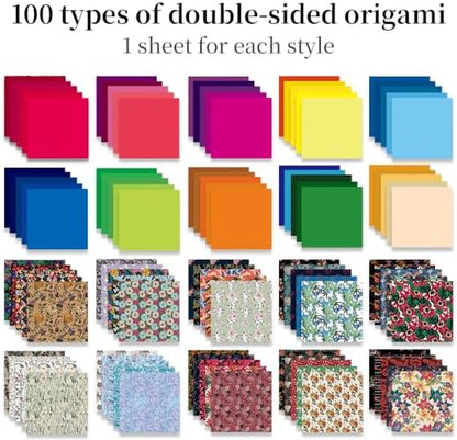 6x6" Origami Paper,100Sheets Double Sided Colored Paper,Square Craft Paper - Image 3