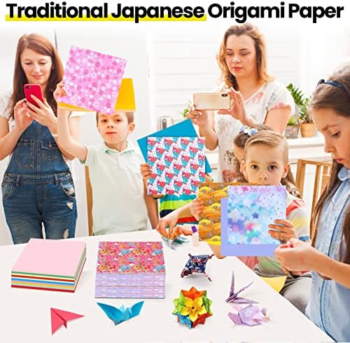 Lincia Origami Paper Kit 20 Colors 6 x 6 Inch for Adults Kids, 840 Sheets - Image 6